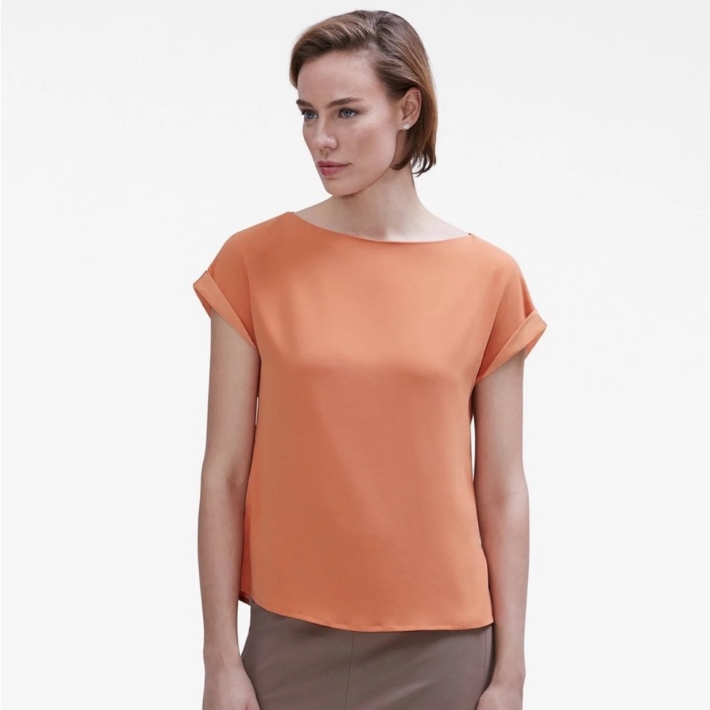 MM LaFleur The Betty Top in Persimmon